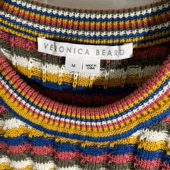 Veronica Beard Crocheted Sweater Sleeveless Top - Picture 9 of 12